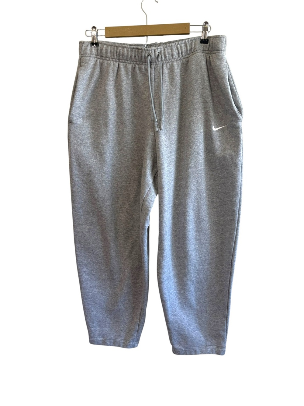 Nike Size Large Sportswear Essentials Women's Large Fleece Curve Ankle Pants